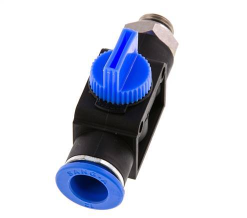 12 mm - G1/4'' Kunststof/Messing 3/2-Weg Handafsluiter Ontluchting aan Buiszijde