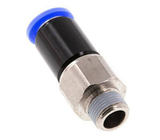 12mm & R3/8'' Draaidoorvoer Insteek Buitendraad Vernikkeld Messing/PBT NBR