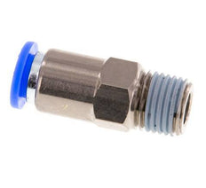 8mm & R1/4'' Regeling-In Vernikkeld Messing/PBT Terugslagklep Insteekkoppeling Buitendraad 0.2-10 bar