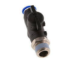 12 mm - R1/2'' Kunststof/Messing rechte 2-Weg Kogelkraan