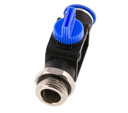 10 mm - R1/2'' Kunststof/Messing 3/2-Weg Handafsluiter Ontluchting aan Draadzijde