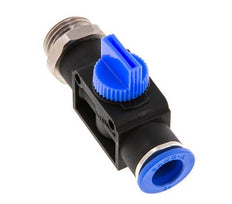 10 mm - R1/2'' Kunststof/Messing 3/2-Weg Handafsluiter Ontluchting aan Draadzijde