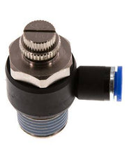 Flow Control Silencer Meter-Out Elbow 8 mm - R1/2'' Brass/PA 66