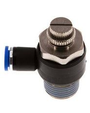 L-stuk Regelventiel 8 mm - R1/2'' Regeling-Uit Messing/Nylon