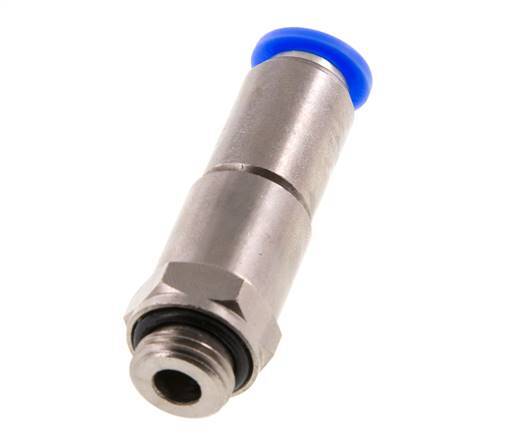 8mm & G1/4'' Quick Swivel Joint Push-In-Male Threads Nickel-Plated Brass/PBT NBR Rotatable