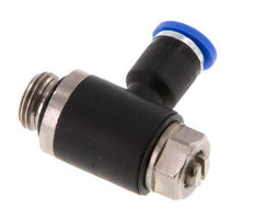 L-stuk Regelventiel 4 mm - G1/8'' Regeling-Uit Messing/Nylon Sleufschroef