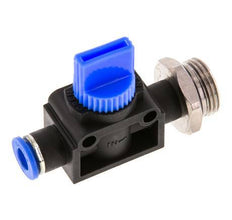 6 mm - G3/8'' Kunststof/Messing 3/2-Weg Handafsluiter Ontluchting aan Draadzijde