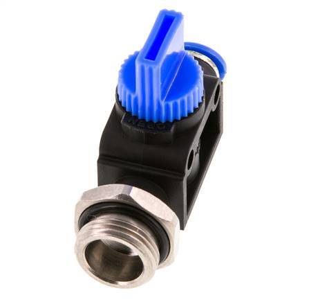 6 mm - G3/8'' Kunststof/Messing 3/2-Weg Handafsluiter Ontluchting aan Draadzijde