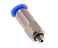 4mm & M5 Regeling-Uit Vernikkeld Messing/PBT Terugslagklep Insteekkoppeling Buitendraad 0.2-10 bar