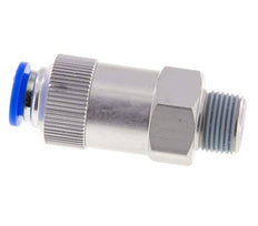 10mm & R3/8'' Regeling-Uit Aluminium Terugslagklep Insteekkoppeling Buitendraad 0.2-10 bar