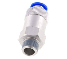 10mm & R3/8'' Regeling-Uit Aluminium Terugslagklep Insteekkoppeling Buitendraad 0.2-10 bar