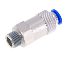 10mm & R3/8'' Regeling-Uit Aluminium Terugslagklep Insteekkoppeling Buitendraad 0.2-10 bar