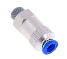 10mm & R3/8'' Regeling-Uit Aluminium Terugslagklep Insteekkoppeling Buitendraad 0.2-10 bar