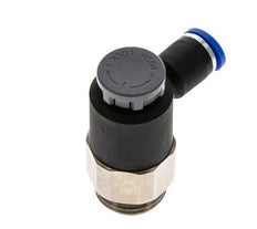 L-stuk Regelventiel 8 mm - G1/2'' Regeling-Uit Messing/Nylon Borgmoer