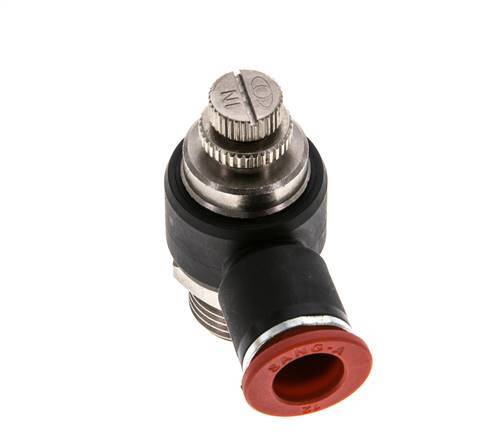 L-stuk Regelventiel 12 mm - G1/2'' Regeling-in Messing/Nylon