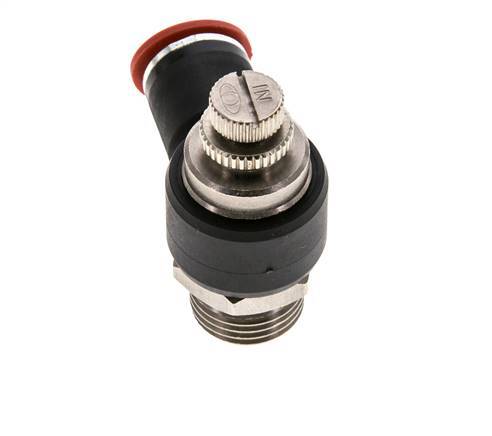 L-stuk Regelventiel 12 mm - G1/2'' Regeling-in Messing/Nylon