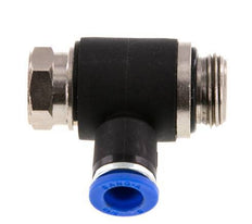 L-stuk Regelventiel 8 mm - G3/8'' Regeling-Uit Messing/Nylon Sleufschroef