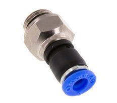 6mm & G1/4'' Draaidoorvoer Insteek Buitendraad Vernikkeld Messing/PBT NBR