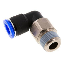 12mm & R1/2'' L-stuk Draaidoorvoer Insteek Buitendraad Vernikkeld Messing/PBT NBR