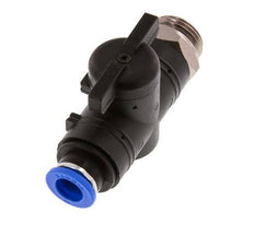 2-Way Straight Ball Valve 10 mm - G1/2'' Plastic/Brass