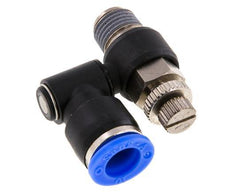 Draaibaar Regelventiel 10 mm - R1/4'' Regeling-Uit Messing/Nylon