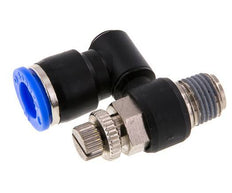 Draaibaar Regelventiel 10 mm - R1/4'' Regeling-Uit Messing/Nylon