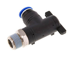 2-Way Elbow Ball Valve 12 mm - R1/2'' Plastic/Brass