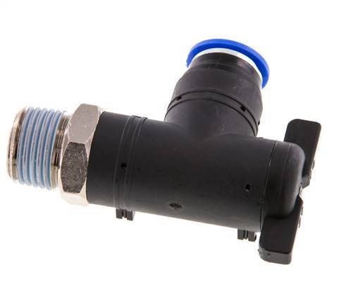 2-Way Elbow Ball Valve 12 mm - R1/2'' Plastic/Brass