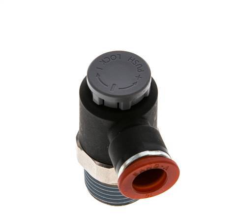 L-stuk Regelventiel 10 mm - R1/2'' Regeling-in Messing/Nylon Borgmoer
