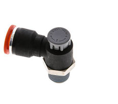 L-stuk Regelventiel 10 mm - R1/4'' Regeling-in Messing/Nylon Borgmoer