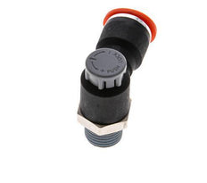 L-stuk Regelventiel 10 mm - R1/4'' Regeling-in Messing/Nylon Borgmoer