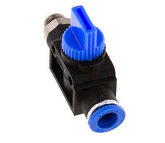 8 mm - G1/8'' Kunststof/Messing 3/2-Weg Handafsluiter Ontluchting aan Buiszijde