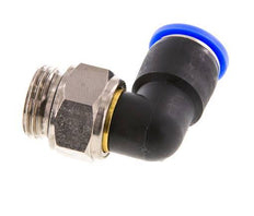 12mm & G1/2'' L-stuk Draaidoorvoer Insteek Buitendraad Vernikkeld Messing/PBT NBR