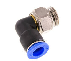 12mm & G1/2'' L-stuk Draaidoorvoer Insteek Buitendraad Vernikkeld Messing/PBT NBR