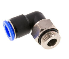 12mm & G1/2'' L-stuk Draaidoorvoer Insteek Buitendraad Vernikkeld Messing/PBT NBR