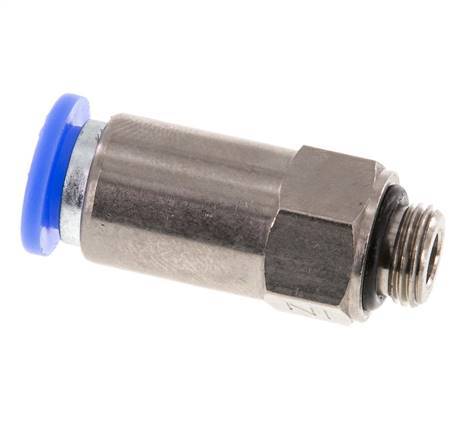 8mm & G1/8'' Regeling-Uit Vernikkeld Messing/PBT Terugslagklep Insteekkoppeling Buitendraad 0.2-10 bar