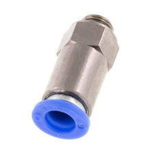 8mm & G1/8'' Regeling-Uit Vernikkeld Messing/PBT Terugslagklep Insteekkoppeling Buitendraad 0.2-10 bar