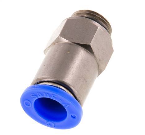 12mm & G3/8'' Zelfsluitende Insteekkoppeling Vernikkeld Messing/PBT Buitendraad 0-10 bar