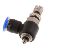 L-stuk Regelventiel 4 mm - M3 Regeling-Uit Messing/PBT