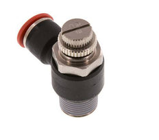 Flow Control Silencer Meter-In Elbow 10 mm - R3/8'' Brass/PA 66