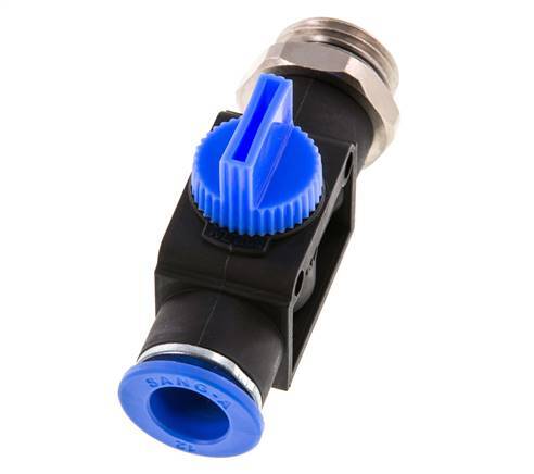 12 mm - G1/2'' Kunststof/Messing 3/2-Weg Handafsluiter Ontluchting aan Draadzijde