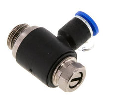 L-stuk Regelventiel 6 mm - G1/4'' Regeling-Uit Messing/Nylon Sleufschroef