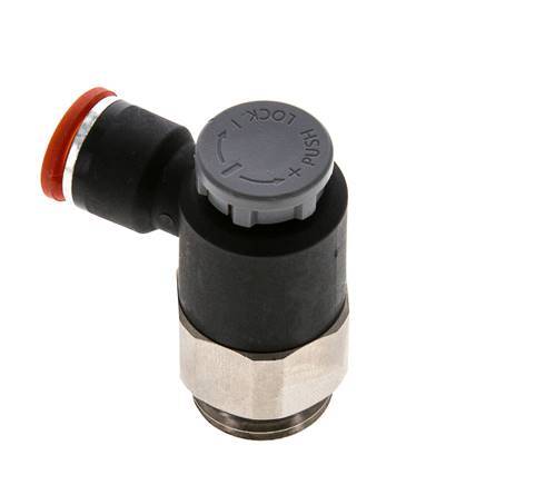 L-stuk Regelventiel 10 mm - G1/2'' Regeling-in Messing/Nylon Borgmoer