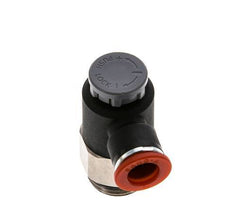 L-stuk Regelventiel 10 mm - G1/2'' Regeling-in Messing/Nylon Borgmoer