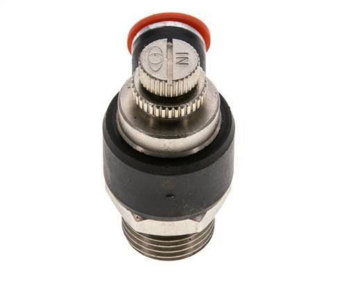 L-stuk Regelventiel 10 mm - G1/2'' Regeling-in Messing/Nylon