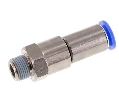 12mm & R3/8'' Hoge Snelheid Draaidoorvoer Insteek Buitendraad Vernikkeld Messing/PBT NBR