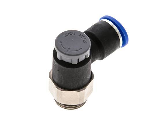 L-stuk Regelventiel 10 mm - G3/8'' Regeling-Uit Messing/Nylon Borgmoer