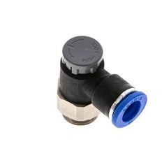 L-stuk Regelventiel 10 mm - G3/8'' Regeling-Uit Messing/Nylon Borgmoer