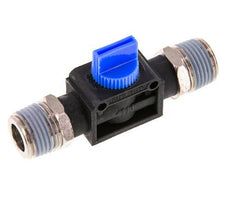 R1/2'' Kunststof/Messing 3/2-Weg Handafsluiter