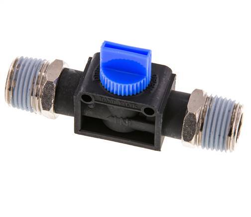 R1/2'' Kunststof/Messing 3/2-Weg Handafsluiter